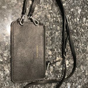 Bandolier crossbody strap with zip pouch